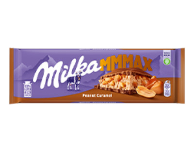 MILKA TÁBLÁS CSOKOLÁDÉ FÖLDIMOGYORÓ-KARAMELL 276G