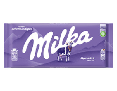 MILKA TÁBLÁS CSOKOLÁDÉ ALPINE MILK 100G