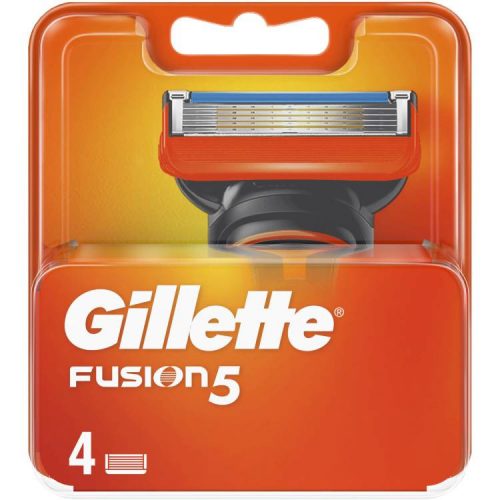 GILLETTE FUSION BOROTVA BETÉT 5 PENGÉS 4DB