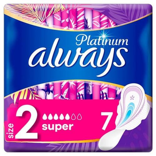 ALWAYS PLATINUM EGÉSZSÉGÜGYI BETÉT SUPER 7DB