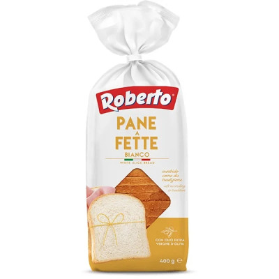 ROBERTO SZELETELT KENYÉR FEHÉR 400G