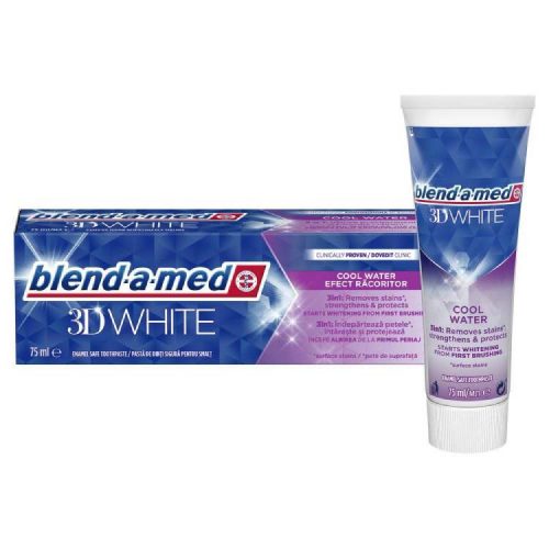 BLEND-A-MED 3D WHITE FOGKRÉM COOL WATER 75ML