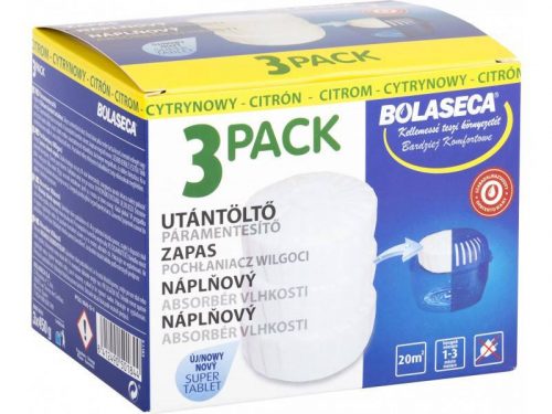 BOLASECA PÁRAMENTESÍTŐ UTÁNTÖLTŐ CITROM 3X450G