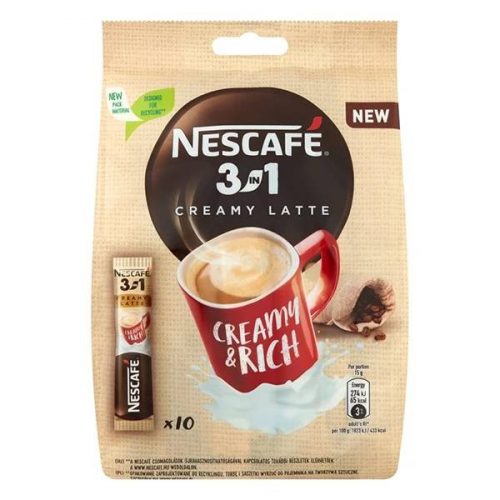 NESCAFÉ CREAMY LATTE 3IN1 10X15G