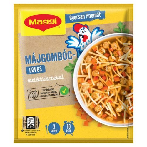 MAGGI MÁJGOMBÓCLEVES METÉLT TÉSZTÁVAL 41G