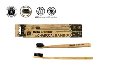 REBI-DENTAL BAMBOO FOGKEFE SOFT FEKETE 1DB