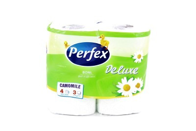 PERFEX DELUXE WC PAPÍR 3 RÉTEG BONI KAMILLA 4TEK