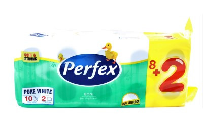 PERFEX WC PAPÍR 2 RÉTEG BONI  10TEK