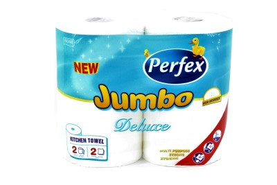 PERFEX DELUXE PAPÍR KÉZTÖRLŐ 2 RÉTEG BONI JUMBO 2TEK