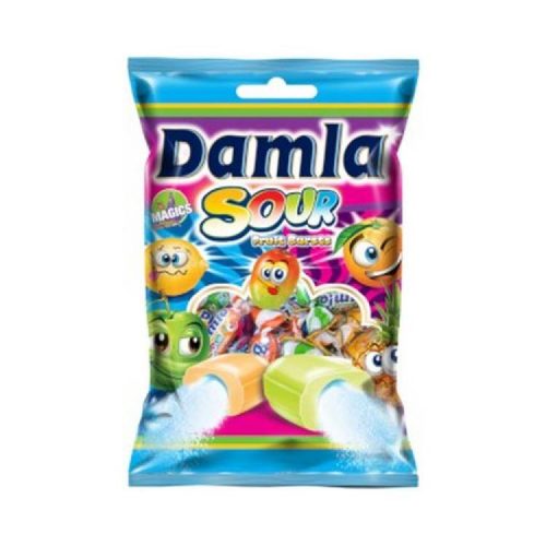 DAMLA CUKOR TÖLTÖTT SAVANYÚ GYÜMÖLCSÖS 90G