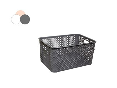 KOSÁR SZÖGLETES RATTAN 2,5L 1DB