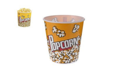 KOSÁR MŰANYAG KEREK POPCORN 1DB