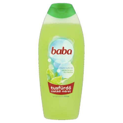 BABA TUSFÜRDŐ ZÖLDCITROM ÉS MENTA 750ML