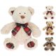 (KAR) KARÁCSONYI PLÜSS TEDDY MACI 21CM 1DB