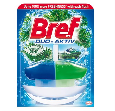 BREF DUO AKTIV WC GÉL+KOSÁR PINE 50ML