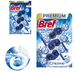 BREF COLOR AKTIV WC FRISSÍTŐ CHLORIN 3X50G