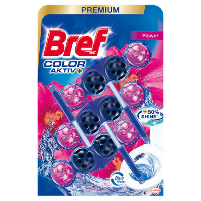 BREF COLOR AKTIV WC FRISSÍTŐ FLOWER 3X50G