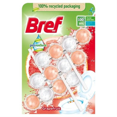 BREF PRONATURE WC FRISSÍTŐ GRAPEFRUIT 3X50G