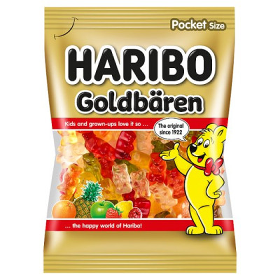 HARIBO GUMICUKOR GOLDBäREN 100G