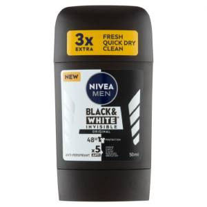 NIVEA MEN DEO STIFT B&W INVISIBLE ORIGINAL 50ML