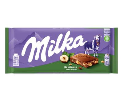 MILKA TÁBLÁS CSOKOLÁDÉ TÖRTMOGYORÓS 100G