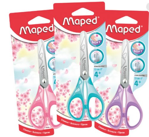 MAPED ESSENTIALS SOFT OLLÓ ISKOLAI PASZTELL SZÍN 13CM