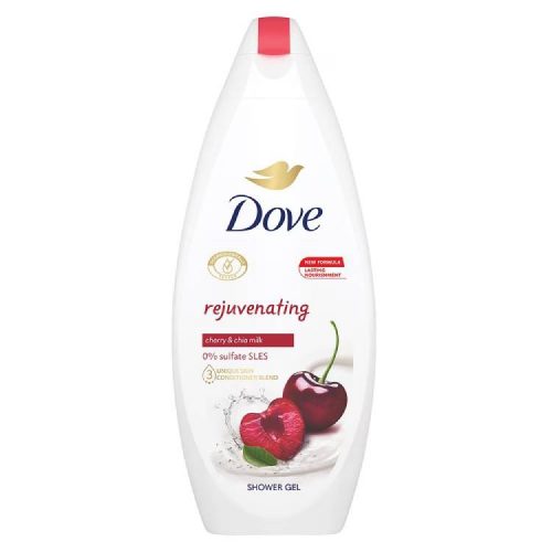 DOVE REJUVENATING KRÉMTUSFÜRDŐ CSERESZNYE ÉS CHIA TEJJEL 250ML