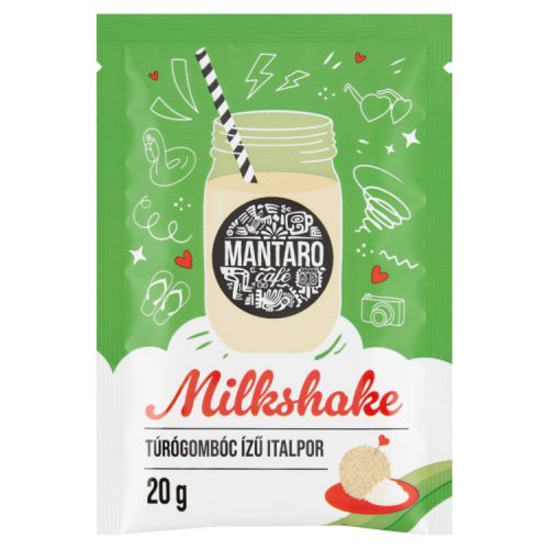 MANTARO MILKSHAKE ITALPOR TÚRÓGOMBÓC ÍZŰ 20G