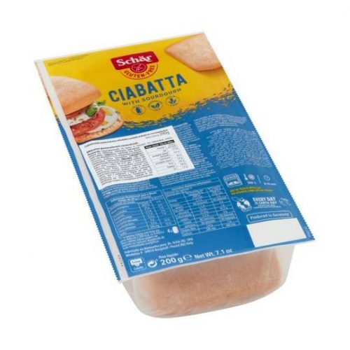 SCHAR CIABATTA ZSEMLÉK ELŐSÜTÖTT GLUTÉNMENTES 200G