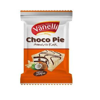 VANELLI CHOCO PIE FEHÉR PILLECUKORRAL 20G