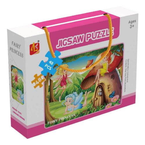 PUZZLE TÜNDÉREK 48 DB-OS 20X15 CM DOBOZOS 1DB