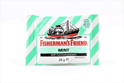 FISHERMANS FRIEND CUKOR ZÖLD 25G