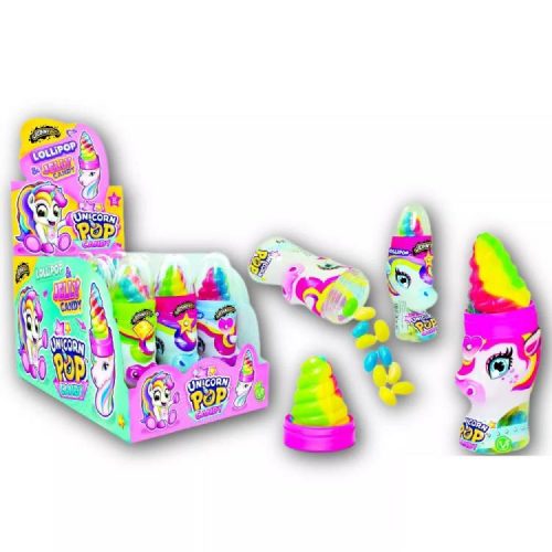 JOHNY BEE UNICORN NYALÓKA ÉS CUKORKA POP & CANDY 50G