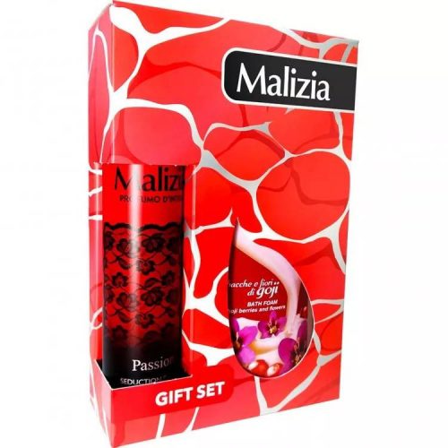 MALIZIA DÍSZDOBOZ BIPACK NŐI GOJI TUSFÜRDŐ 300ML+PASSION DEO 100ML 1CS