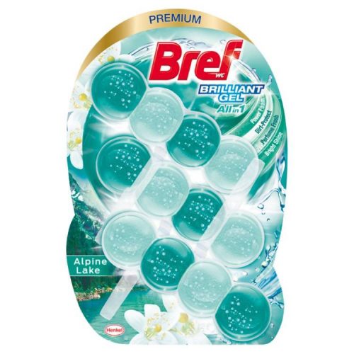 BREF BRILLIANT GEL WC ILLATOSÍTÓ ALPINE LAKE 3X42G