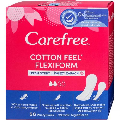 CAREFREE TISZTASÁGI BETÉT COTTON FLEXIFORM 56DB