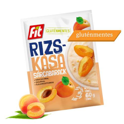 FIT RIZSKÁSA SÁRGABARACK NÁDCUKOR ÉS INULIN 60G