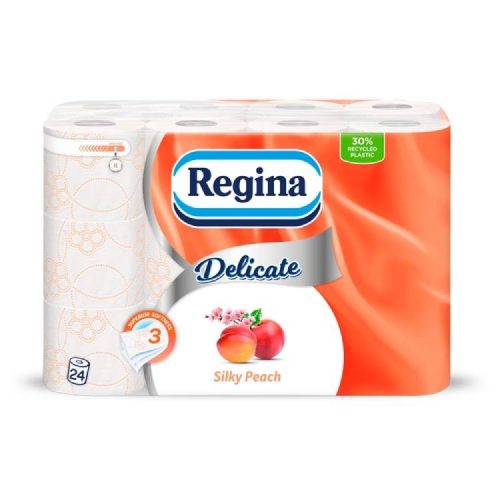 REGINA DELICATE WC PAPÍR PEACH 3R 24TEK