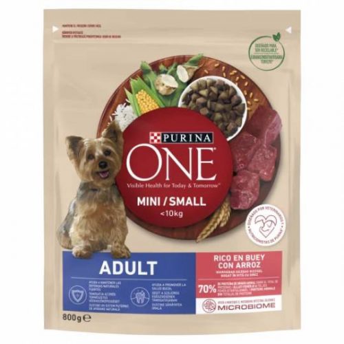 PURINA ONE MINI ADULT KUTYAELEDEL SZÁRAZ MARHA 800G