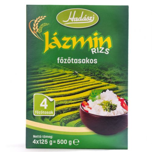 HADÁSZI RIZS JÁZMIN FŐZŐTASAKOS 4X125G