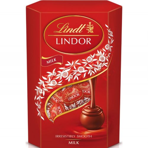 LINDOR MILK TEJCSOKOLÁDÉ GOLYÓ DÍSZDOBOZBAN 200G