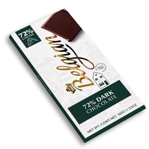 BELGIAN CACAO ÉTCSOKOLÁDÉ 72% 100G