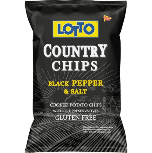 COUNTRY CHIPS FEKETE BORS SÓ 150G