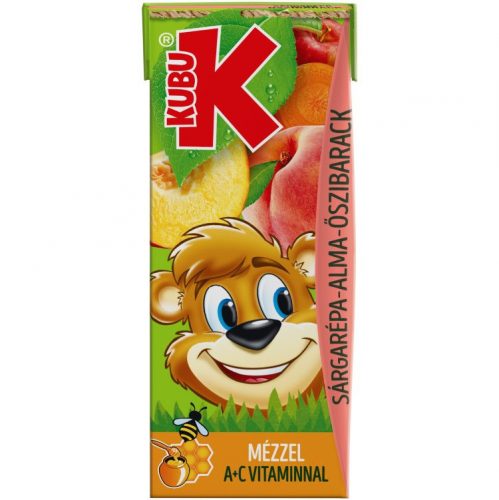 KUBU SÁRGARÉPA-ALMA ŐSZIBARACK MÉZZEL 38% 200ML