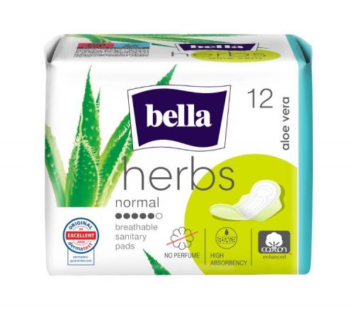 BELLA HERBS EGÉSZSÉGÜGYI BETÉT ALOE 12DB