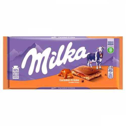 MILKA TÁBLÁS CSOKOLÁDÉ TOFFEE-CREME 100G