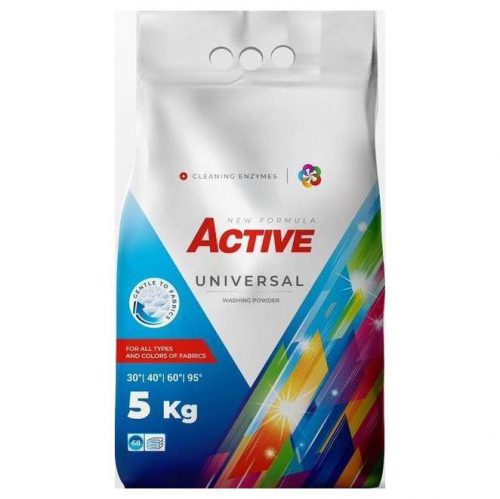 ACTIVE MOSÓPOR UNIVERZÁLIS ZSÁKOS 5KG