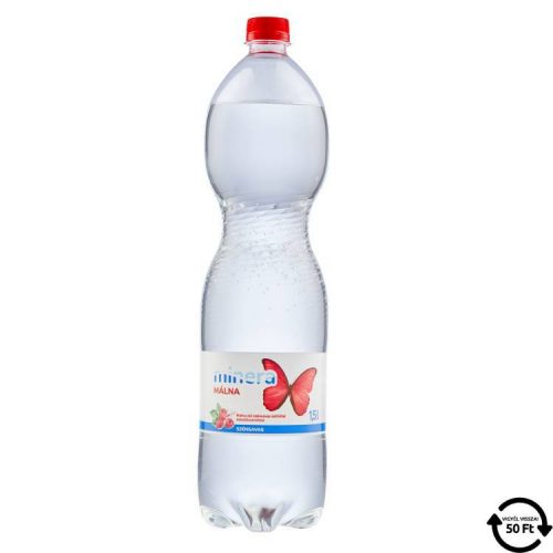 MINERA ÍZESÍTETT ÁSVÁNYVÍZ SZÉNSAVAS MÁLNA DRS 1,5L