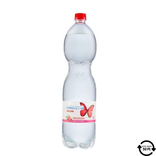 MINERA ÍZESÍTETT ÁSVÁNYVÍZ SZÉNSAVMENTES MÁLNA DRS 1,5L