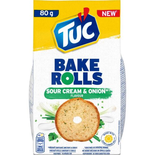 TUC BAKE ROLLS HAGYMÁS-TEJFÖLÖS 80G